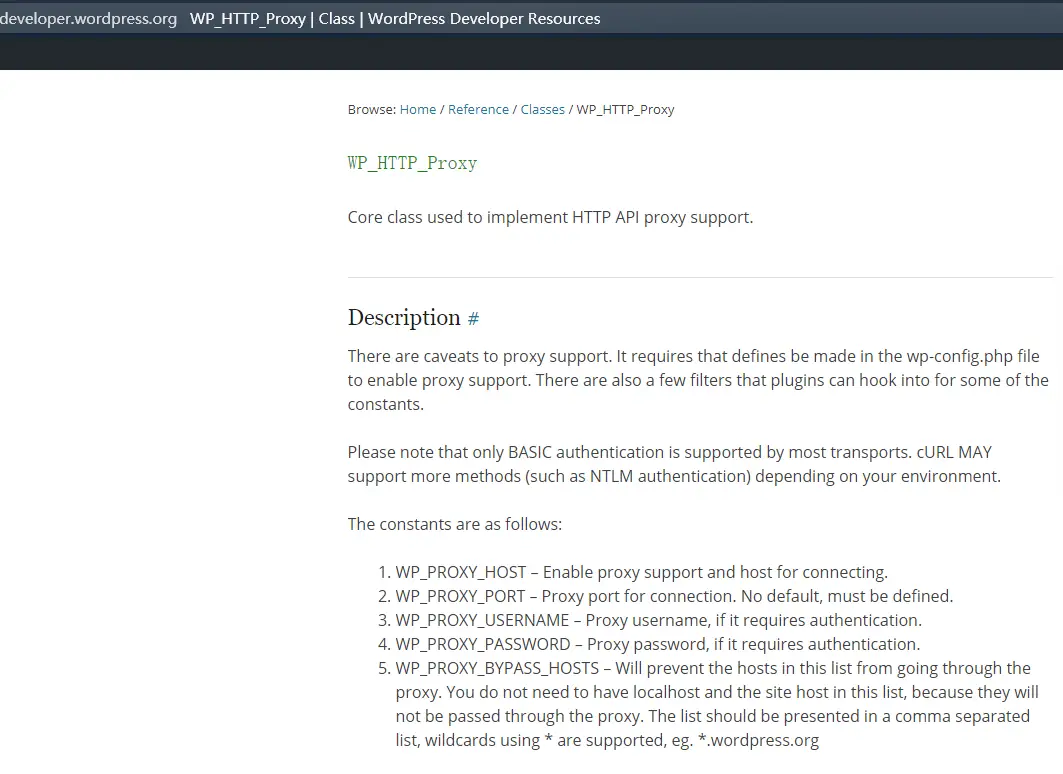 WP_PROXY_HOST